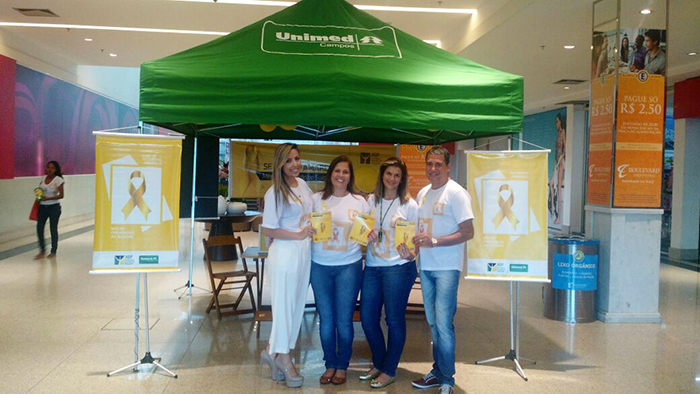  Ação no shopping da cidade