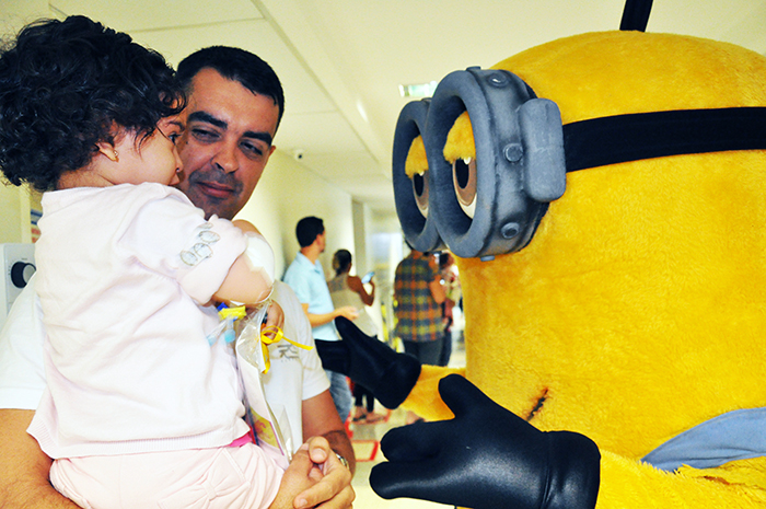 Os Minions fazem a festa das crianças nas unidades próprias