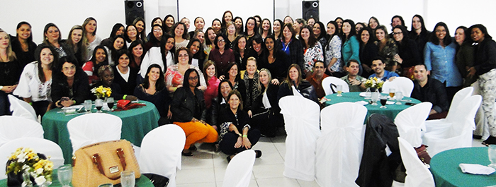 Convidados com a palestrante Adriana Freire