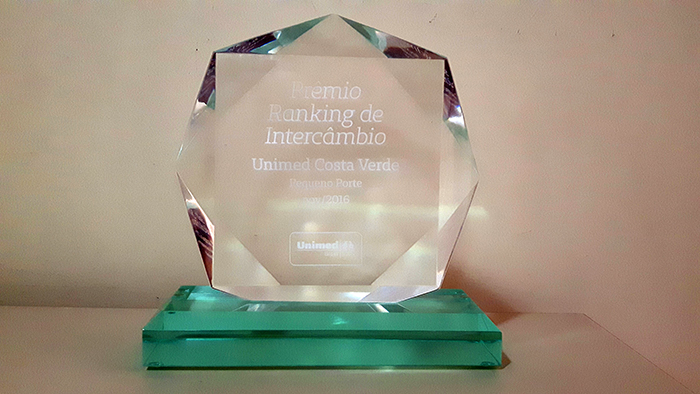 Troféu do Ranking Intercâmbio cooperativa de pequeno porte