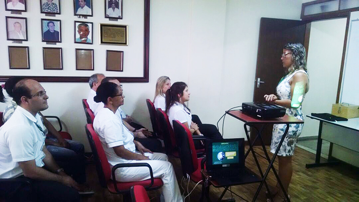 Colaboradores da sede e do hospital estiveram presentes