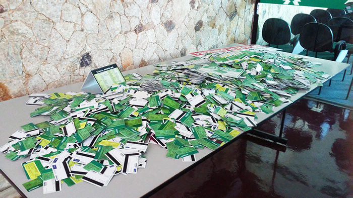 Cartões enviados para Prórecicle Ambiental