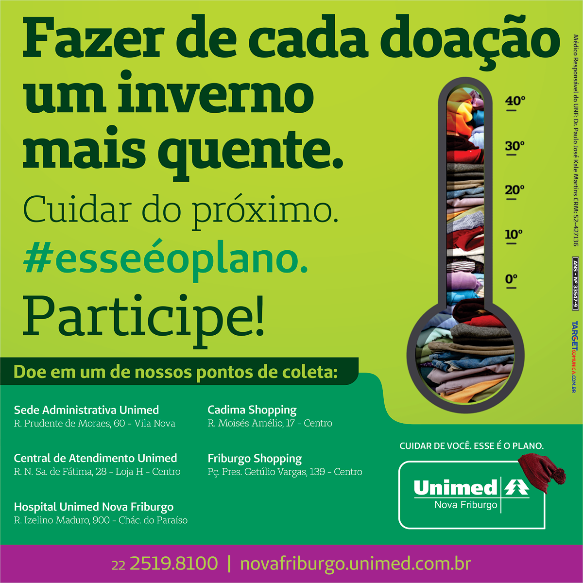 Post para facebook criado para a campanha.