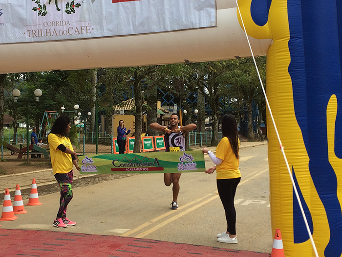 Superação na chegada