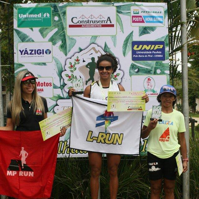 Pódio com as vencedoras