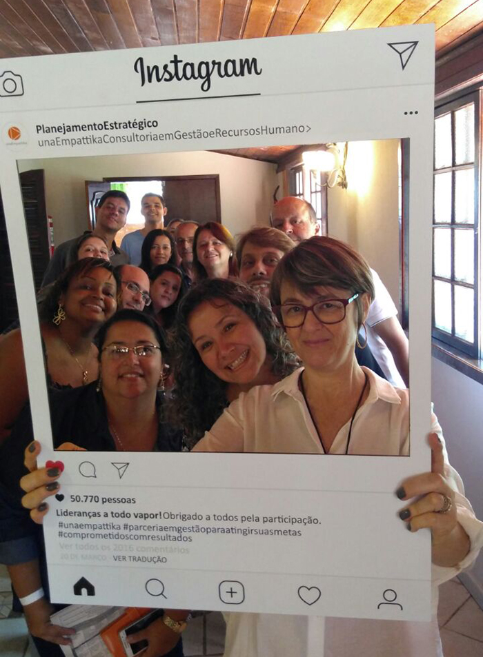 Integração e descontração durante o workshop