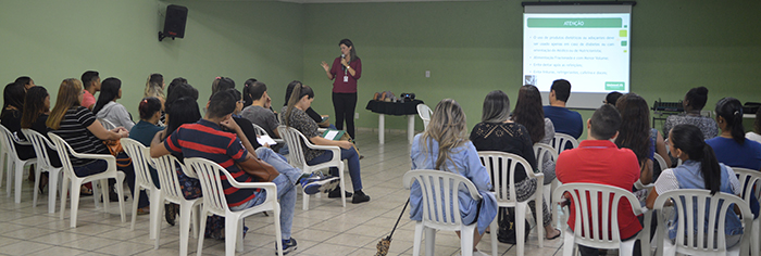 Palestra para as gestantes