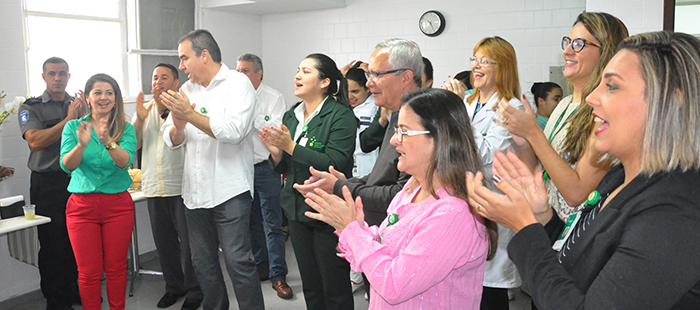 Confraternização dos colaboradores do Hospital na comemoração de dois anos da unidade