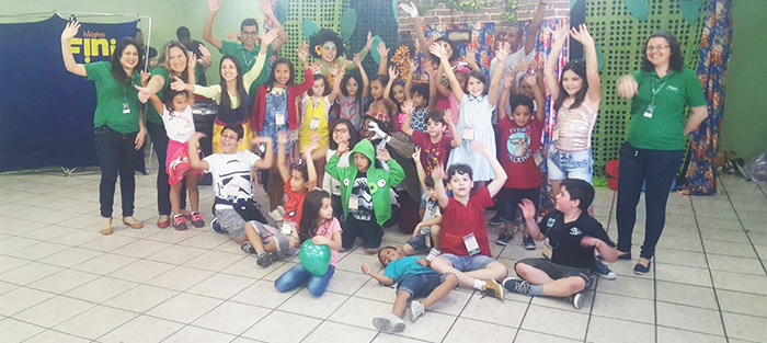 Dia de festa e alegria para os filhos dos colaboradores