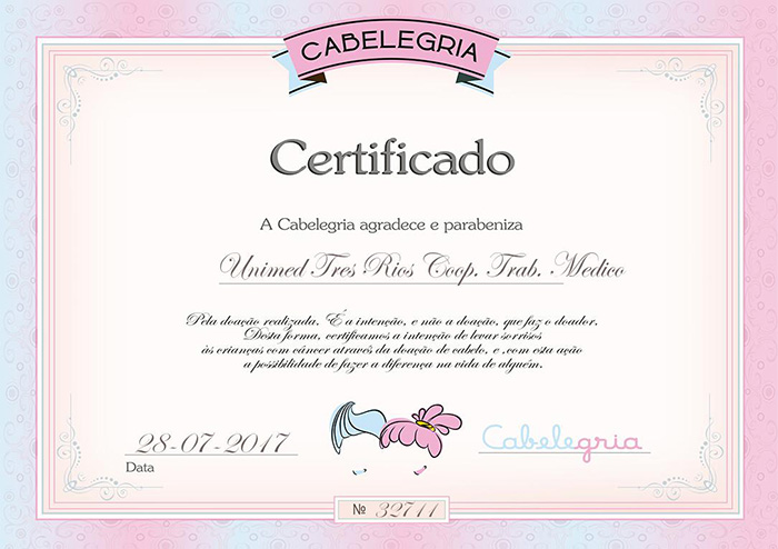 Certificado Fios Maravilha
