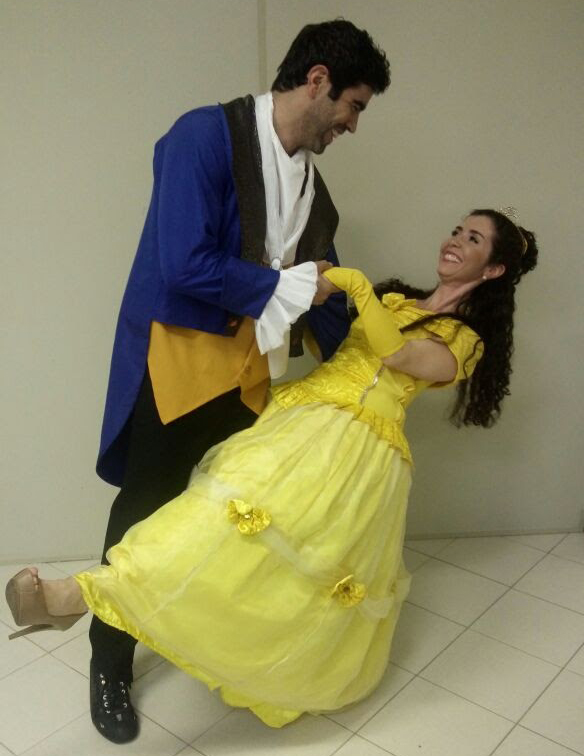 A Bela e a Fera encantaram as crianças do Programa Vida Leve com um teatro sobre a importância da alimentação saudável.