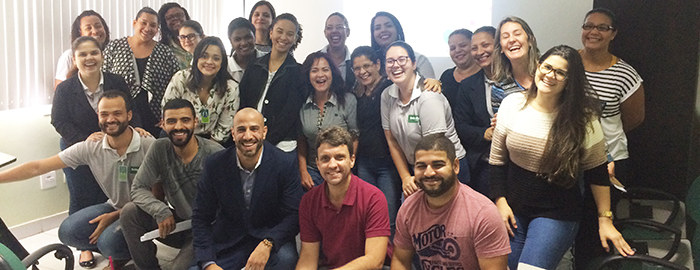 Equipe celebra primeira aula do Workshop Financeiro