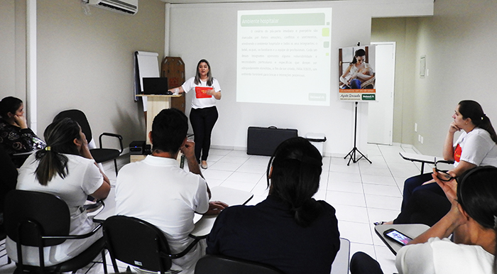 >A fonoaudióloga ministrou a palestra no dia 31 de julho</span