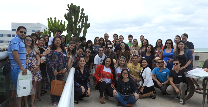 Setor de Medicina Preventiva com convidadas e participantes do programa