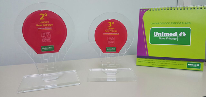 : Prêmios conquistados pela Singular nas categorias Sustentabilidade e TI