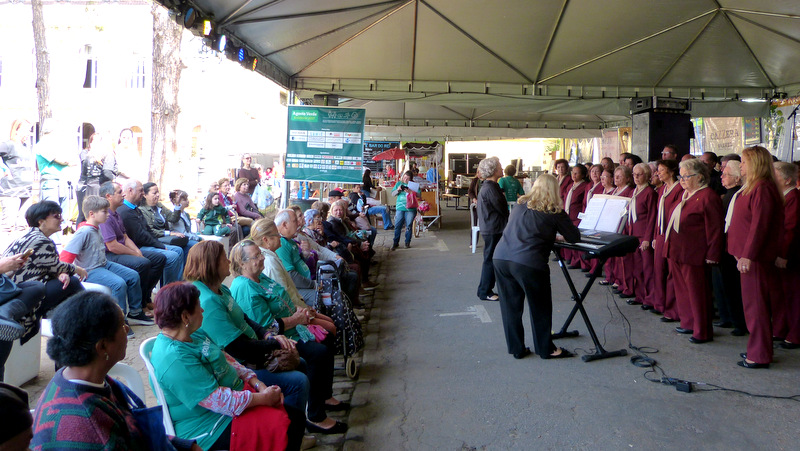Movimento Agosto Verde Solidário promoveu várias apresentações de corais 
