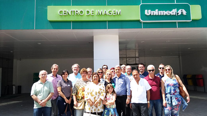 Cooperados na visita guiada