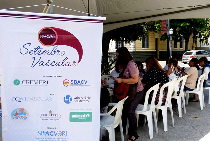 Petrópolis comemora o Setembro Vascular com orientações e atendimentos médicos.