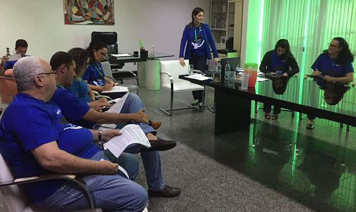 Colaboradores de cada setor apresentaram as competências aos gestores