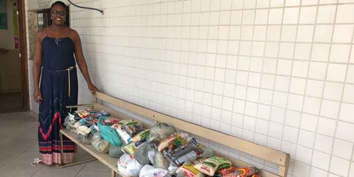 Abrigo João Viana recebe parte dos alimentos arrecados