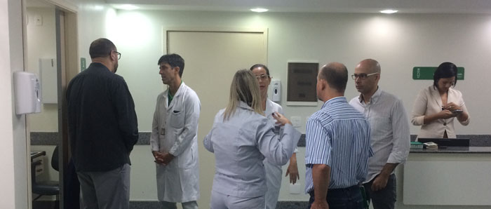 Comissão de implantação do serviço de oncologia em Petrópolis visita o novo espaço no Hospital Unimed