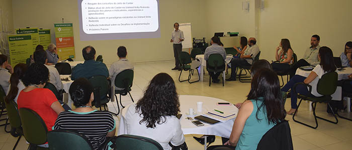 Gestores da Unimed Volta Redonda se reuniram com representantes da Unimed do Brasil e da empresa Thymus 