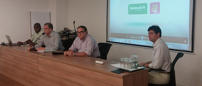  O diretor presidente reeleito, João Alberto Cruz, apresentou os resultados de 2017 