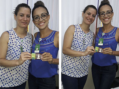  Colaboradores da Unimed Costa do Sol receberam bombons comemorando a Páscoa