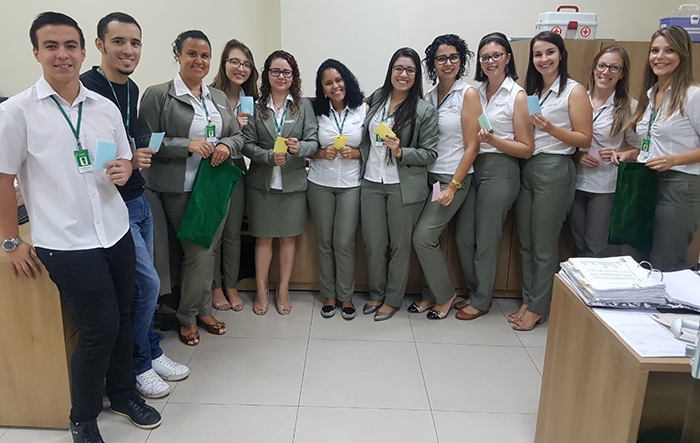 Momento do sorteio nos setores