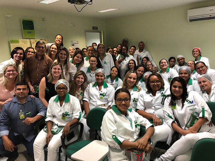 Profissionais compareceram em peso às palestras da I Semana de Enfermagem