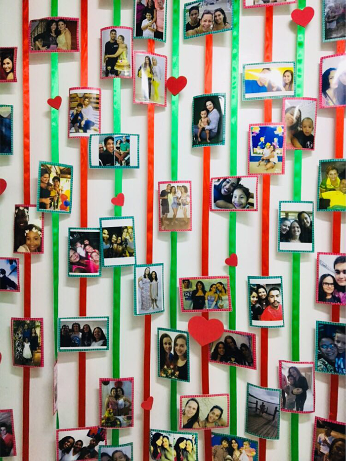 : Porta-retratos entregues para as mães da Unimed Costa do Sol