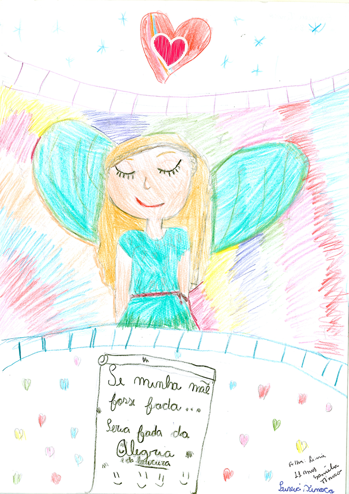 Lívia, 11 anos e a mãe Daniela Aparecida Tinoco de Araújo, assistente de Faturamento