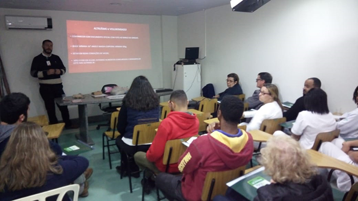  Conscientização sobre a importância da doação de sangue foi tema da Sipat