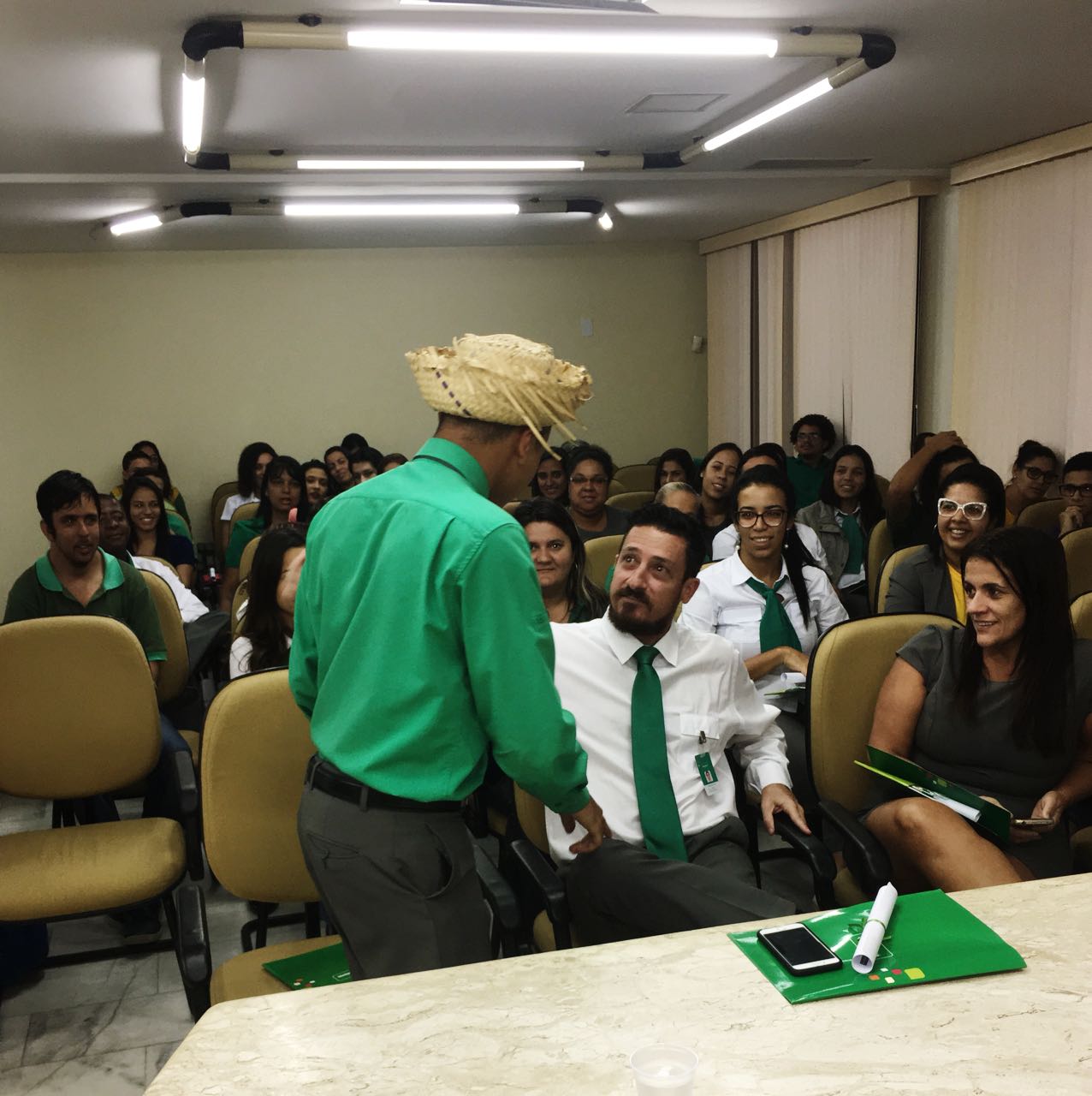 - Participantes da oficina de Atendimento