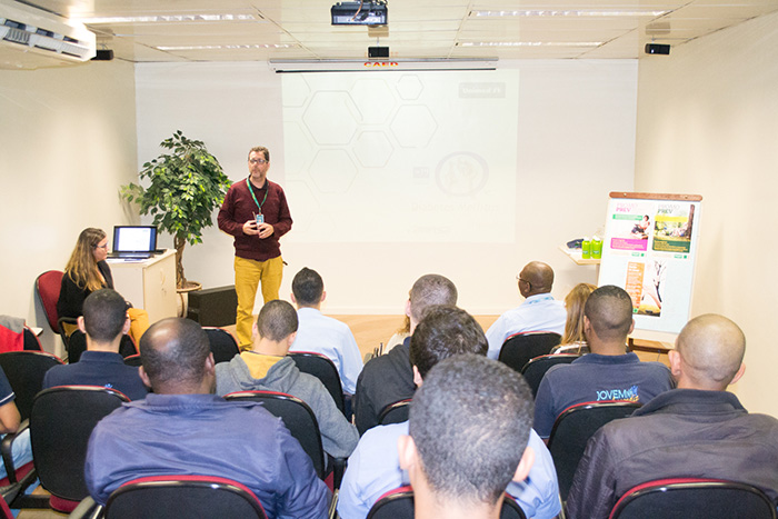 Marcus Vinícius durante a SIPAT