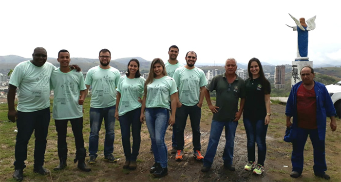 Colaboradores da singular e representantes da Sec. de Meio Ambiente