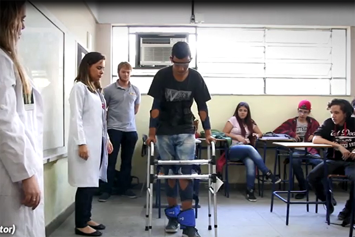  Frame do vídeo com resultado da ação realizada pela Singular para o Dia do Idoso