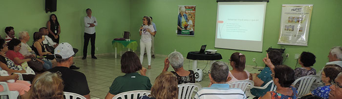  A cooperada Maria Nazaré destaca os principais fatores de risco da doença