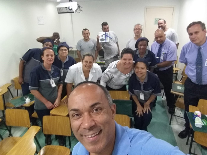 60 colaboradores do Hospital Unimed Petrópolis foram treinados em novembro.