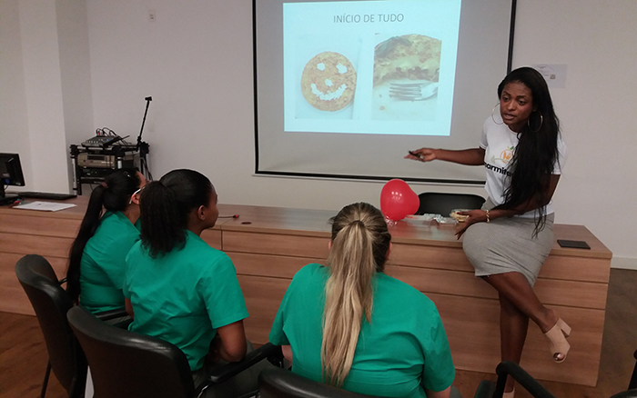 Troca inteligente de alimentos foi tema de bate papo com fisiculturista 