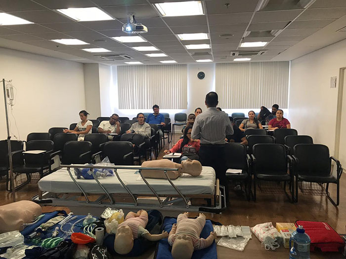  Curso Intrahospitalar acontece uma vez ao ano para todos os profissionais da enfermagem