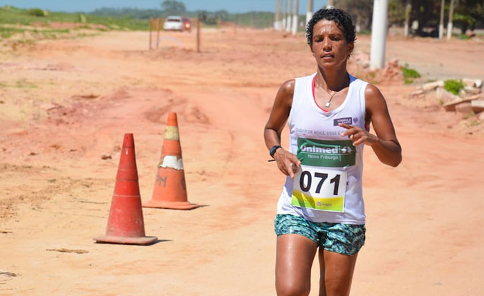 Calor na prova no Espírito Santo exigiu muita da atleta friburguense