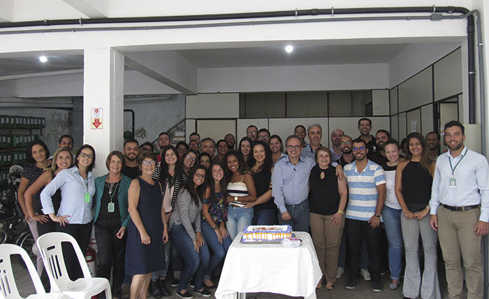 Todas as equipes da sede Administrativa da Unimed Petrópolis celebraram o aniversário da cooperativa