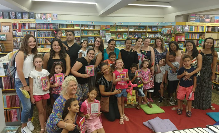  Ao todo 70 crianças participaram da Hora do Conto da #Mude1Hábito