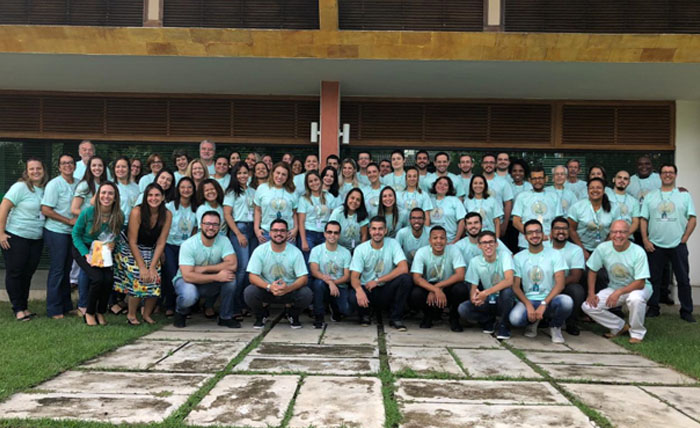 Diretoria e colaboradores da Unimed Três Rios