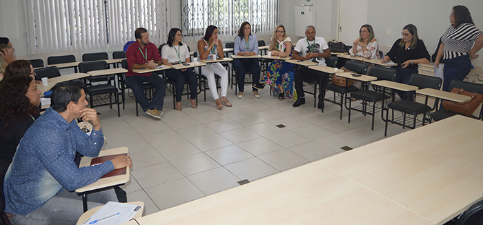 Cada colaborador falou um pouco das suas atividades e interação com os demais setores 