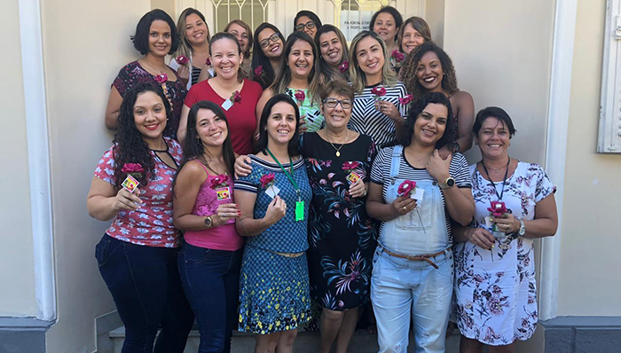 Colaboradoras da Sede Administrativa da Unimed Petrópolis