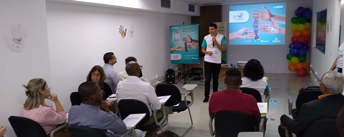 O presidente do Sistema OCB/Sescoop – RJ, Vinícius Mesquita, realizou a abertura do evento