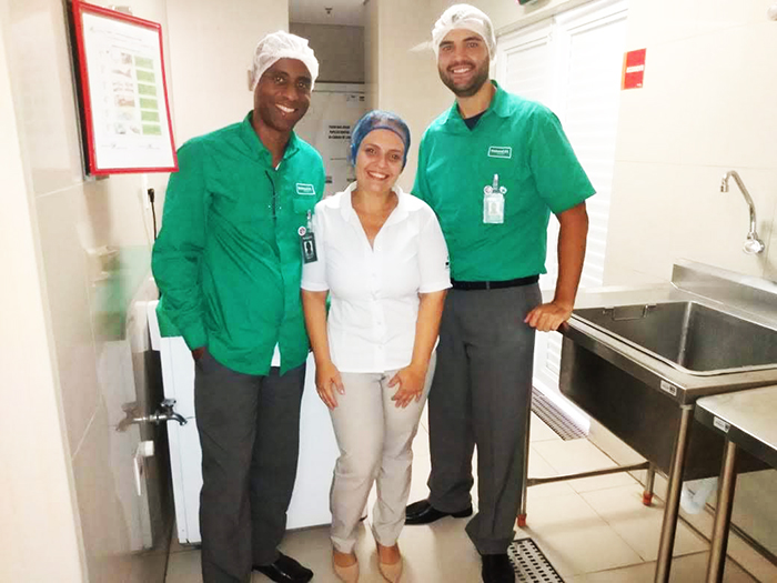 A equipe de TI escolheu churrasco como prato especial para os colaboradores degustarem 