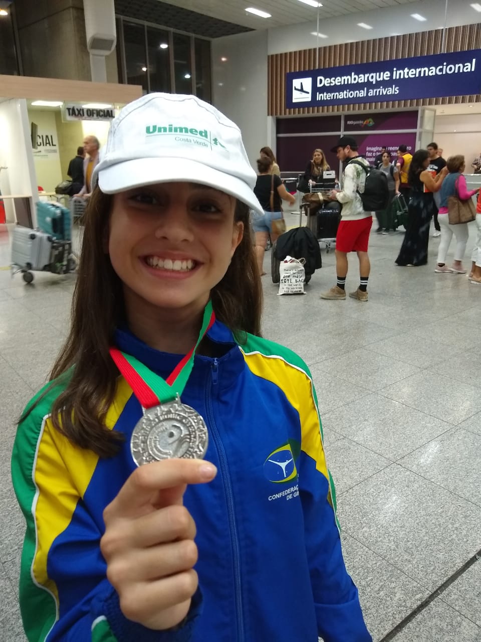 Ginasta Manoella Segundo Lugar